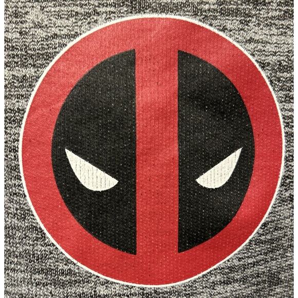 Vintage Marvel DEADPOOL Men’s Sz. XL 1/4 Zip Pullover Lightweight Sweatshirt - Picture 2 of 4